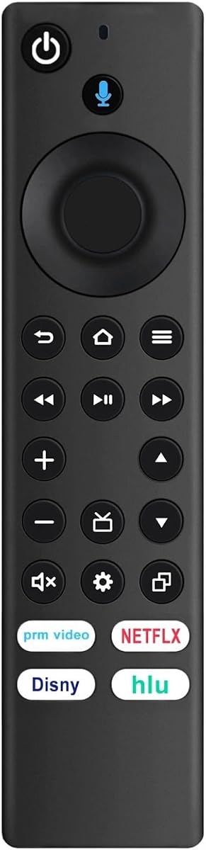 Replacement Voice TV Remote Control Controller for Hisense 43QD6QF 43", 50QD6QF 50", 55QD6QF 55" QD6 Series QLED 4K UHD Smart TV (2025 Model)