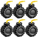 Amyhill 6 Pieces 12 oz Construction Monster Truck Shaped Cups Set Party Favors Truck Construction Cups with Orange Straw Birthday Halloween Christmas Supplies Decoration Plastic for Kids Party