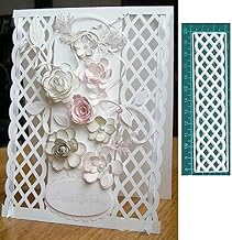 Stripe Grid Border Cutting Dies for Card Making， Cutting Dies Cut Stencils for DIY Scrapbooking Photo Album Decorative Embossing Paper Dies for Card Making Templated…