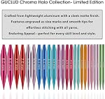 Short Interchangeable Knitting Needles Set 3-Inch Shorties Circular Knitting Needles for Sock, Sizes US 2.5, 3, 4, 5, 6, 7, 8, 9, 10, 10.5, 11 with Cables, Accessories and Case (12 Pairs)
