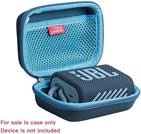 Hard EVA Travel Case for JBL GO 3 Portable Speaker by Hermitshell(Blue)