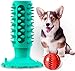 Juguete para masticar cachorro, cepillo de dientes de perro, juguete para morder, juguete de goma natural para el cuidado de los dientes, de maíz pequeño y mediano tamaño cachorro masticar juguete