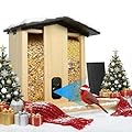 Intoo Lifes Smart Bird Feeder with Camera Solar Powered for Outdoors - 2.5K HD Wireless Birds Watching Camera, AI Identify Species,Auto Capture Birds Videos.Ideal Gift for Christmas?Bird Lover?Mom
