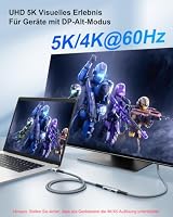 NORSHY 240W USB C Verlängerung Kabel, 1m USB-C 3.2 Gen 2 Schnellladekabel 20Gbps, 5K@60Hz 4K@144Hz Video Extender für iPhone 17 16 15 Pro Max, MacBook Pro, Steam Deck, PSVR2 Hub – Ansicht 4