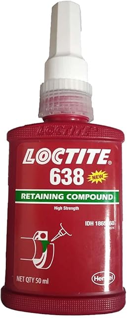 Loctite 638 High Strength Retaining Compound Metal Adhesive Retainer Glue 50 ml