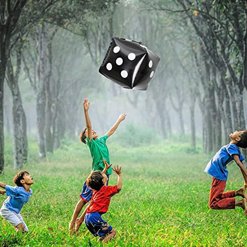 10 Pcs Cube Foil Balloons 12 Inches Square Dice Foil Balloon 4D Mylar Balloon For Party Decorations Party Supplies,Black #TOP7