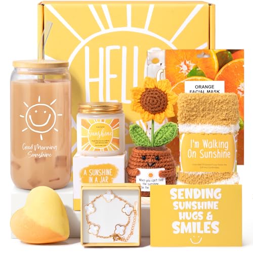 Gift Baskets for Women, 9pcs Unique Happy Birthday Gifts for