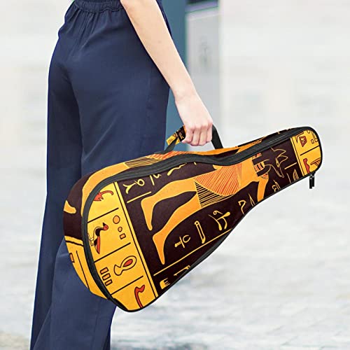 Sac à dos pour ukulélé rétro égyptiens hiéroglyphes égyptiens imperméable Oxford avec bretelles réglables - Les Beatles, Paul McCartney, John Lennon, RIngo Starr, George Harrison Sac à dos pour ukulélé rétro égyptiens hiéroglyphes égyptiens imperméable Oxford avec bretelles réglables – Image 7
