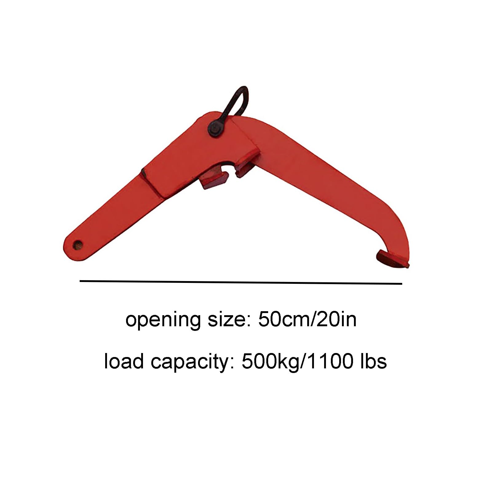 Gtzly LèVe-FûT en Acier, Pince de Serrage Verticale for Un Chargement/DéChargement Rapide Et Facile de FûTs en Acier de 55 Gallons, Limite de Charge de Travail SéCuriséE Et Fiable de 1100 Lbs