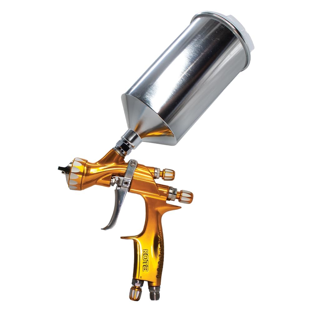 Amazon.com: KOTA Gold Edition HVLP Spray Gun 1.4 mm with Paint Cup