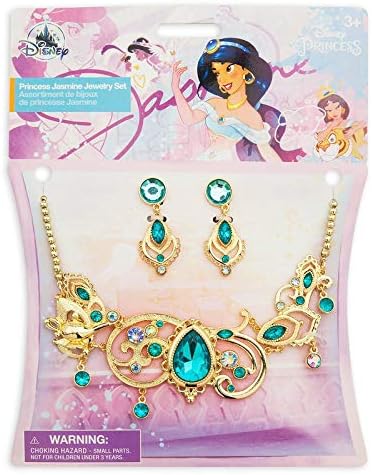 Amazon Co Jp Disney ディズニー ジャスミン ネックレス イヤリング セット 並行輸入品 ジュエリー
