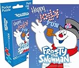 Aquarius Frosty the Snowman 100 Piece Adult Pocket Jigsaw Puzzle