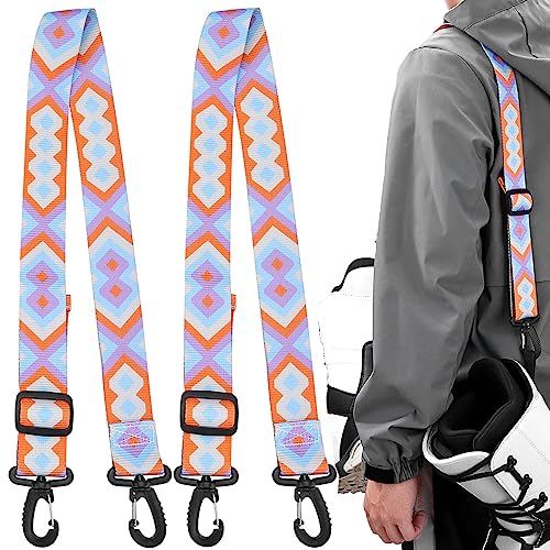 MOPHOEXII Ski Boot & Skate Carrier Straps (2 Pack)