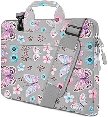 HSEOK Bolso Bandolera/Maletín para Portátil 15"-16", Funda Protectora Laptop Sleeve Dura y Impermeable para 15" 16" MacBook Pro, 15"-15.6"-16" HP ASUS Acer Lenovo DELL Notebook,B02F01 | Ya disponible en tu tienda friki favorita! En mundofriki.es!