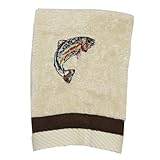 Bacova Guild Born to Fish Fingertip towel