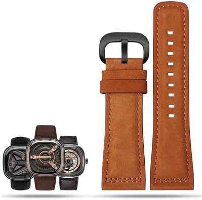 Cowhide Leather Watch Band For Sevenfriday Q203 M203 P1 P2 S2 M2 Q2 03 01 02