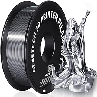 GEEETECH Filament PLA Do Drukarki 3D, Czarny, 1 kg, 1,75 mm