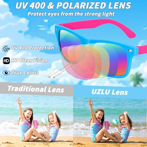 60 Pack Kids Sunglasses Bulk Party Favors, Summer Party Supplies for Boys Girls, Neon Party Sunglasses for Kids, Pool Beach Party Favors, Gift for Birthday Party Outdoor Activity Age 3-84