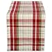 DII Orchard Plaid 100% Cotton Table Runner, Machine Washable for Holiday Gatherings, Dinner Parties, & Christmas (14x72")