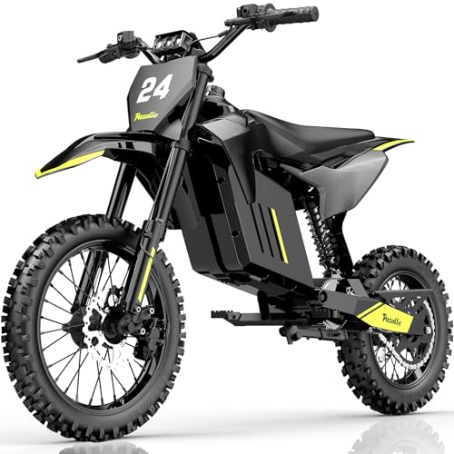 YVY Electric Dirt Bike, High-Torque Motor 3000W Peak, 48V 30AH Large Battery Up to 100+ Miles, 14"/12" Tire Electric-Motorcycle,Hydraulic Brakes&Full Suspension,UL2849 Off-Road eBike
