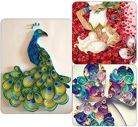Paper Quilling Kits 45 Colors 900 Strips Quilling Art Paper DIY Craft with Tools for and DIY Home Decoration