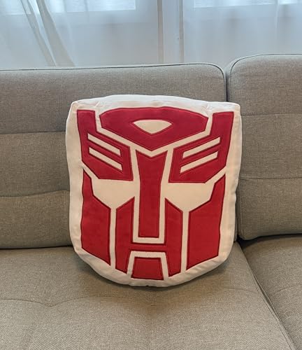 Symbiote Studios Transformers - Autobot Logo Plush Cushion - Officially Licensed Product, Soft and Cuddly Collectible for Fans and Collectors - Ideal Gift for Kids and Adults - Ages 3+