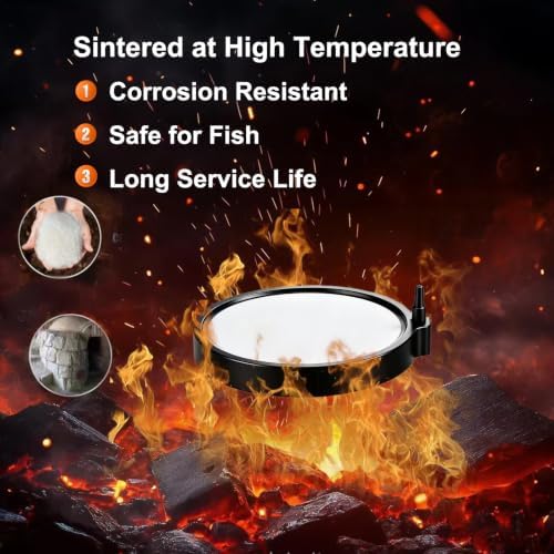 Carefree Fish 4Inch Aquarium Air Stone Disc with 3Ft Silicon Tubing — 사진 4