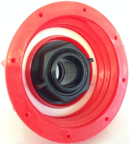 AMS60_135+288 adapter wypływu z tulejką z tworzywa sztucznego + nakrętką złączkową, akcesoria IBC do zbiornika na wodę deszczową, kanister złączkowy