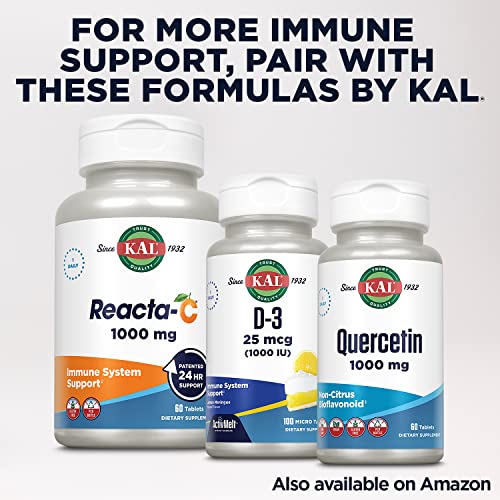 Kal Zinc 50Mg Amino Acid Chelate, Immune Support Supplement, Healthy Metabolism And Immune System Formula, Enhanced Absorption, Vegan, Gluten Free, 60-Day Money Back Guarantee, 90 Servings, 90 Tablets #TOP5