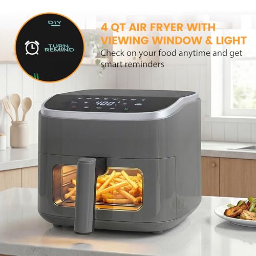 Sweetcrispy AH-KZG27BS 4QT Digital Air Fryer 1500W