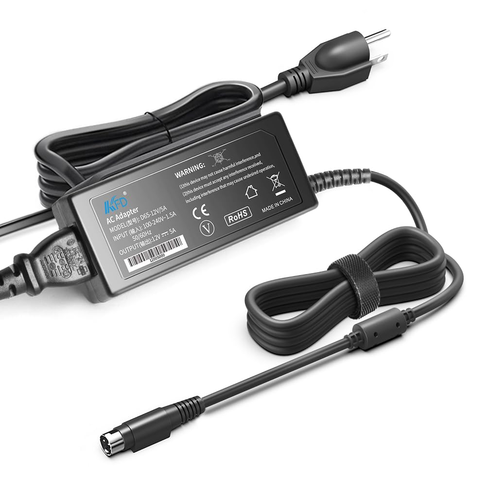 Amazon.com: KFD 4-Pin 12V 5A AC DC Adapter Charger for Hikvision