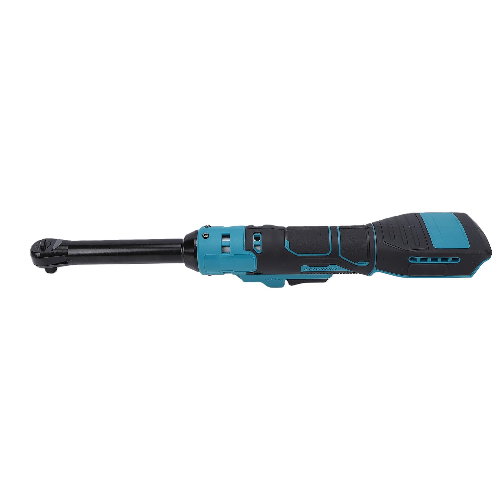 Elektryczny Klucz Grzechotkowy 18 V 3/8 Cala, Bezprzewodowy Klucz Grzechotkowy 74 Ft Lbs z 8 Nasadkami i wzmocnioną głowicą 6,3 Cala, Adapter Uniwersalny z 1/2 1/4 i Przedłużaczem i lampką LED