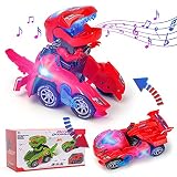 Dinosaurier Spielzeug, Kinderspielzeug geschenk junge 6 7 8 9 jahre spielzeugauto 5-8 jahre, auto spielzeug geschenke für kinder cars spielzeug ab 7-11 Jahren Monstertruck dino spielzeug Jungs Mädchen