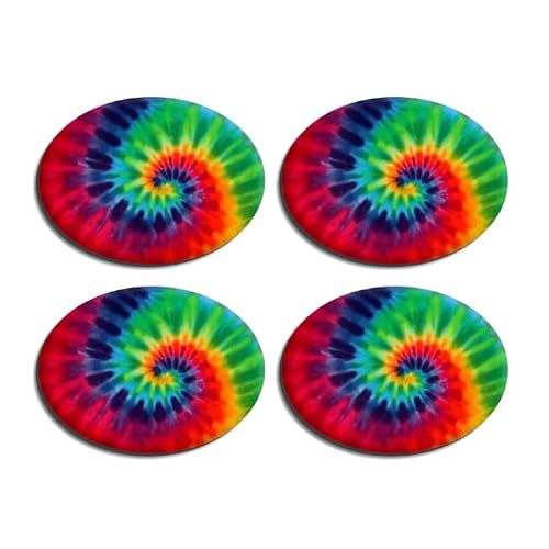 BibBoards danceSNAPS Dance Bib Clips, Tie Dye, 4 Pack