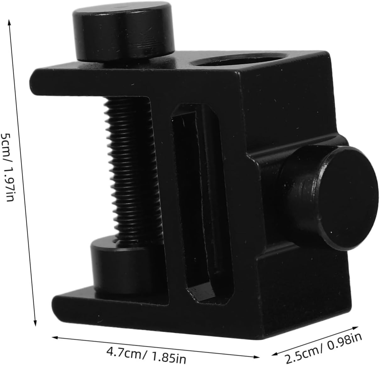Levemolo Sturdy Camping Gear Aluminum Alloy Lamp Mount Clamp Lights for Outdoor Metal Desk Clamp Outdoor Table Lamp Bracket Holder image 2