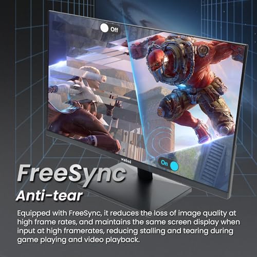 Image of 24.5 Inch 180Hz Gaming Monitor, FHD 1080P, Computer Screen, FreeSync, 1 x HDMI 2.1, 1 x Display Port 1.4, 1 x USB, IPS, Tilt Adjustable, PC Xbox PS5 Compatible, VESA 75, HDMI Cable Included