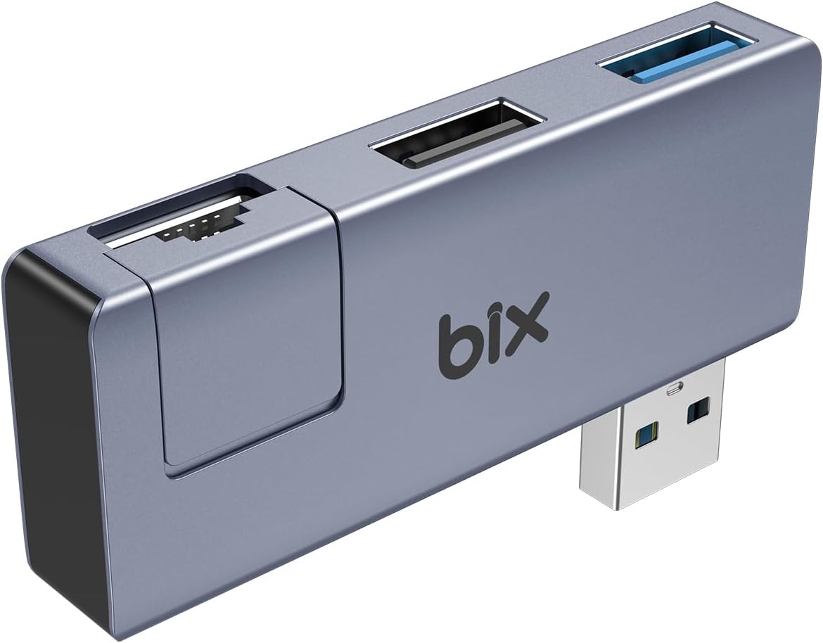 Bix BX22HB USB to USB 3.2 USB 2.0 RJ45 Dönüştürücü Adaptör Hub