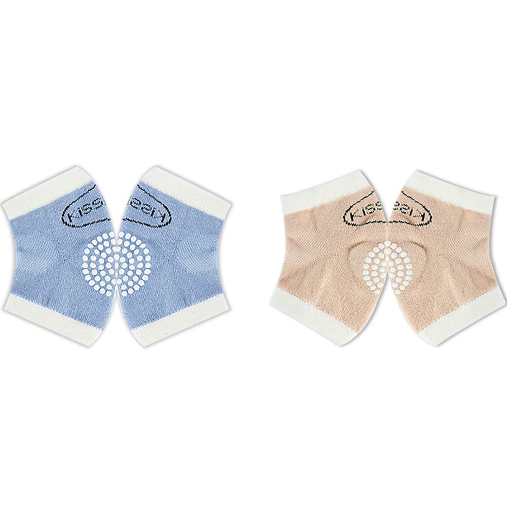 Omenluck 2 Pairs Child Knee Support Toddler Knees Pads Toddler Knee Pads Non Slip Learn To Crawl Anti Fall