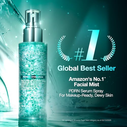 PDRN Collagen Glow Facial Serum Spray, Hydrating Face Mist, Hyaluronic Acid, dewy glass finish, All Skin Types, Instant Plumping Hydration, Firming Care, Korean Skincare, 3.38 fl oz - Image 3