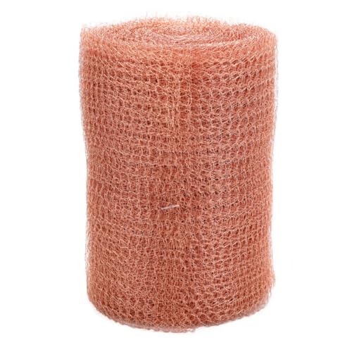 ZJchao 12.7 cm x 6 m Pure Copper Knitted Mesh Roll for Slug and Snail Barriers