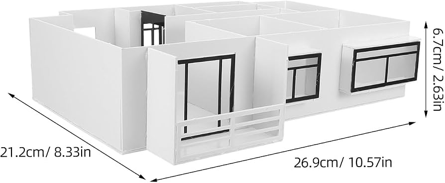 Amazon | ULTECHNOVO 1/50スケール住宅模型キット 建築スケールモデル