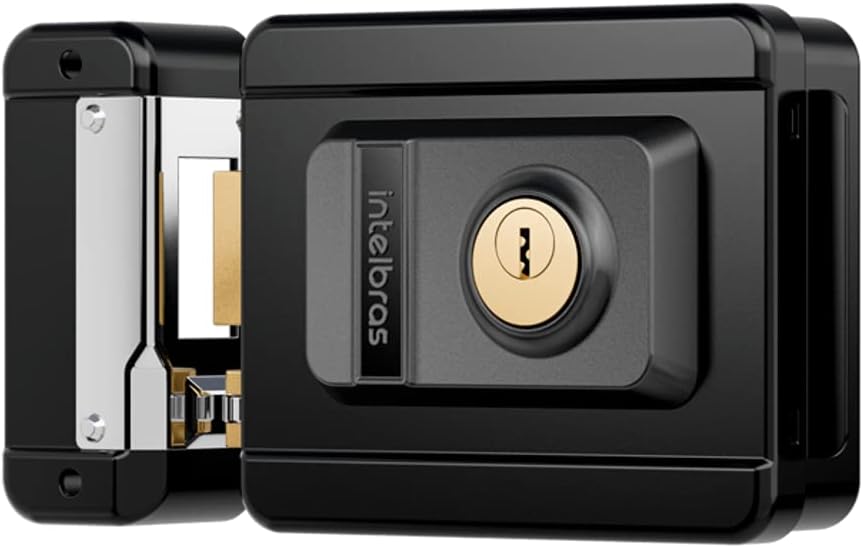 Fechadura Elétrica de Sobrepor FX 1500 Preto Intelbras