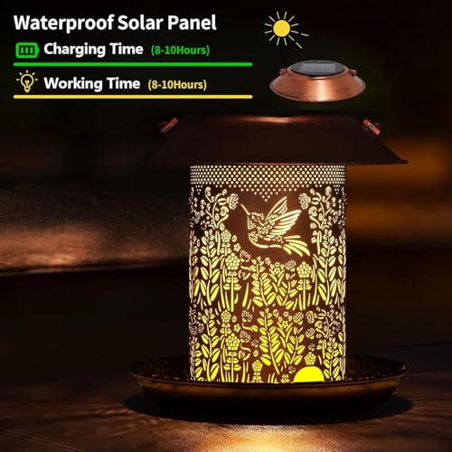 2 Pack Bird Feeders for Outdoors Hummingbird Gifts for Women Mom by Tepaken - Used condition - Image 4