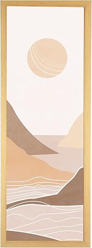 Vista 454 de Marco gris rústico de 18 x 24 pulgadas, marco para póster de 18 x 24 pulgadas, color gris envejecido, grande, retro, natural, 24 x 18 pulgadas