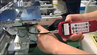 Digital Sonic Tension Meter Sonic Belt Tension Tester Meter Gauge Sonic Belt Tensiometer with Frequency Range 10Hz-5000Hz Tension Range 0.01-99900N Data Storage Function for Most Belt Types