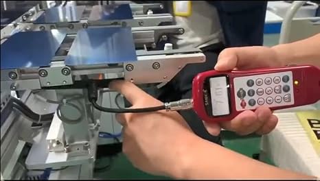 Digital Sonic Tension Meter Sonic Belt Tension Tester Meter Gauge Sonic Belt Tensiometer with Frequency Range 10Hz-5000Hz Tension Range 0.01-99900N Data Storage Function for Most Belt Types