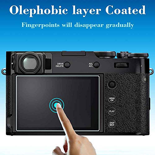 Ulbter Screen Protector For Fujifilm X-T4 X100V Fuji Xt4 X-100V Camera [3Pack] With Hot Shoe Cover, 0.3Mm 9H Hardness Tempered Glass Cover Anti-Scrach Anti-Fingerprint Anti-Bubble #TOP4