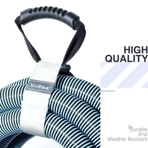 3 Pcs Heavy Duty Cord Storage Wrap Holder Extension Hook And Loop Cord Hose Organizer Strap With Carrying Handle For Cords Garden Hose Swimming Or Garage Tool (Gray) #TOP2