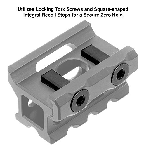 UTG Super Slim 3 Slots Picatinny Riser Mount, 0.75" by UTG - Image 6