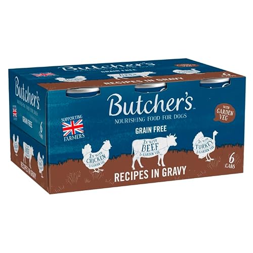 Butcher's Grain Free Recipes in Gravy Wet Dog Food Tin Cans Variety pack, 9.6kg (24 x 400g) - Image 2